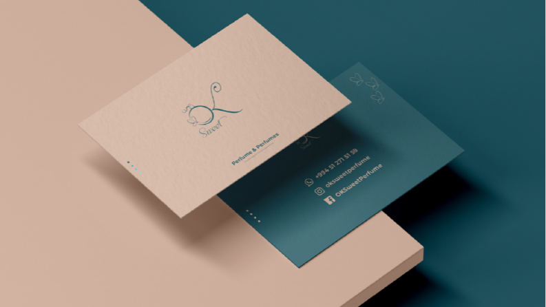 OK Sweet Perfumes - Kurumsal Kartvizit tasarımı