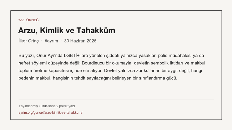 yazı 