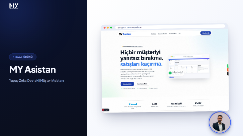 MY Asistan: Çok Dilli AI Müşteri Asistanı SaaS'ı