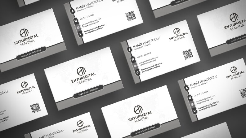 Entur Metal Kartvizit Çalışması