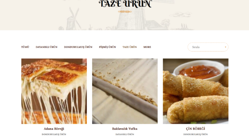 Çeçen Gıda - Özel WordPress Kurumsal Web Sitesi