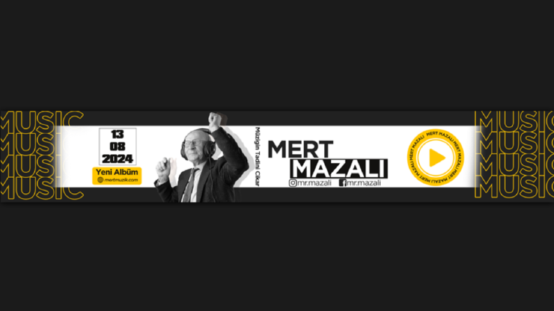 Muzik Kanalı Banner Tasarımı