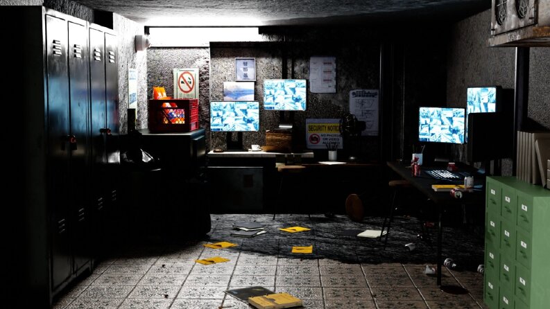 Dark Environment 3d Modeling