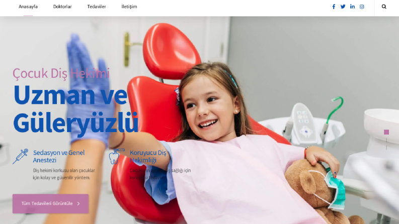 Diş Hekimliği İçin Web Sitesi Yapımı
