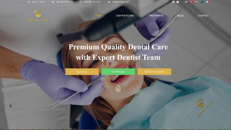 Dent Lale - Ağız ve Diş Sağlığı Kliniği Web Sitesi