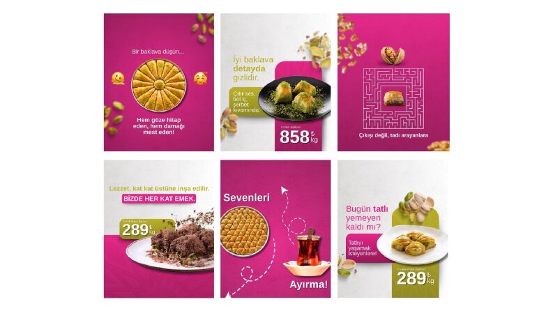 Gıda Sosyal Medya Tasarımları
