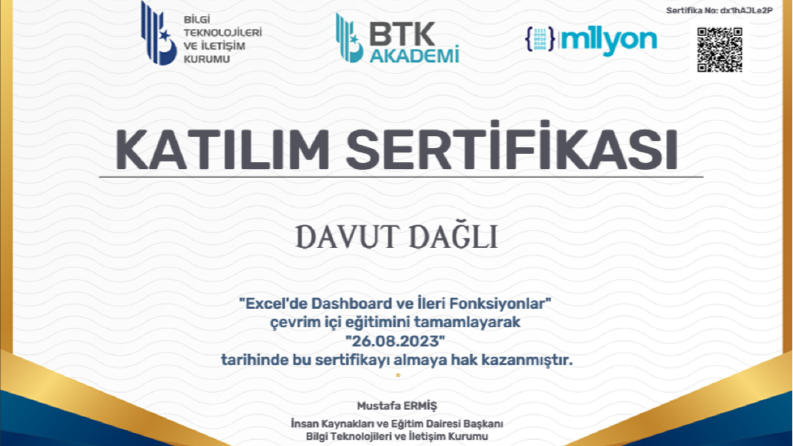 İleri Düzey Excel Uzmanı 