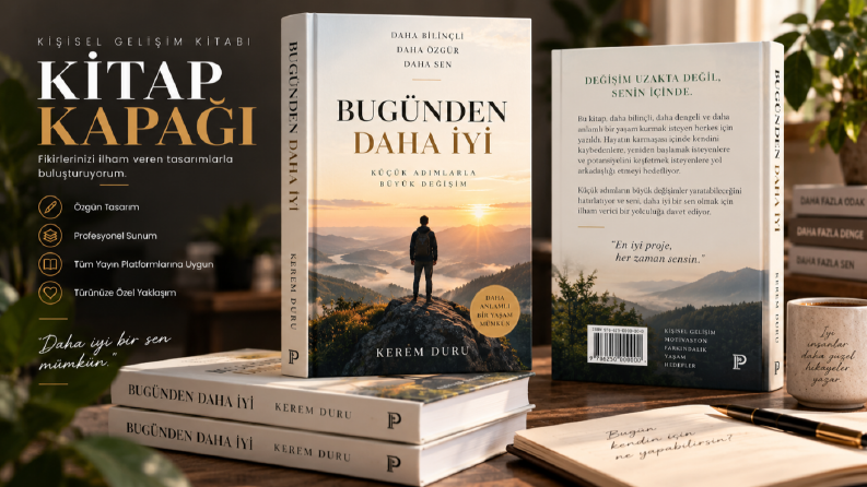 Bugünden Daha İyi – Kişisel Gelişim Kitap Kapağı Tasarımı