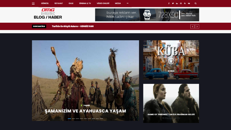 Blog-Haber-Makale Sitesi