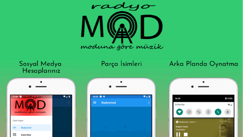 Radyomod Mobil Uygulaması