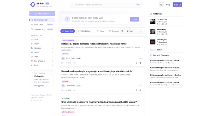 Biribilir.net - Güvenilir Bilgi Paylaşım Ağı