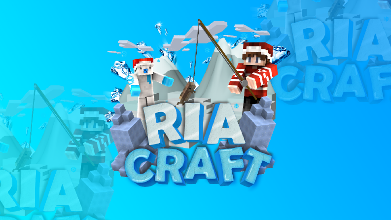 Ria Craft için hazırlanan Minecraft Sunucu Logosu
