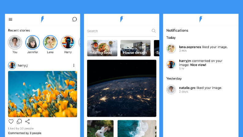 Raven UI - Ionic Uygulama Teması