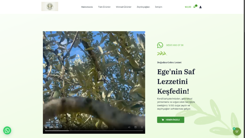 İkizler Zeytin - Kurumsal E-Ticaret Platformu