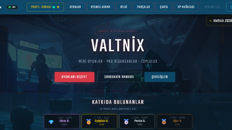 Valtnix | Türkiye'nin Oyun Merkezi