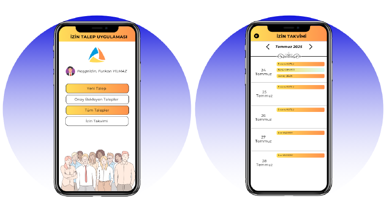 PowerApps Senelik İzin Mobil Uygulama