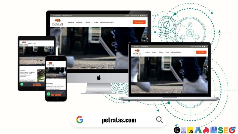 PetraTAŞ Türkiye - Website Tasarımı