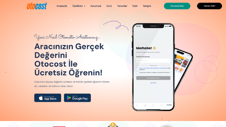 Otocost Web Site + SEO + Sosyal Medya 