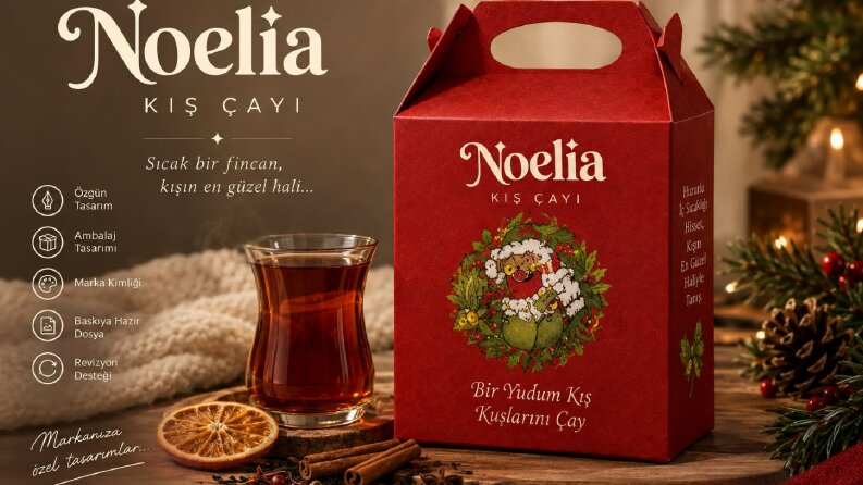 Noelia - Çay Ambalaj Tasarımı