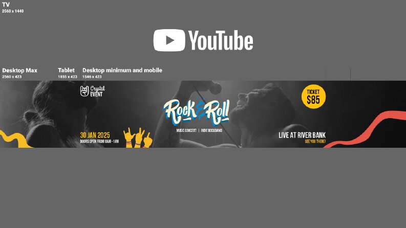 Youtube banner yapımı