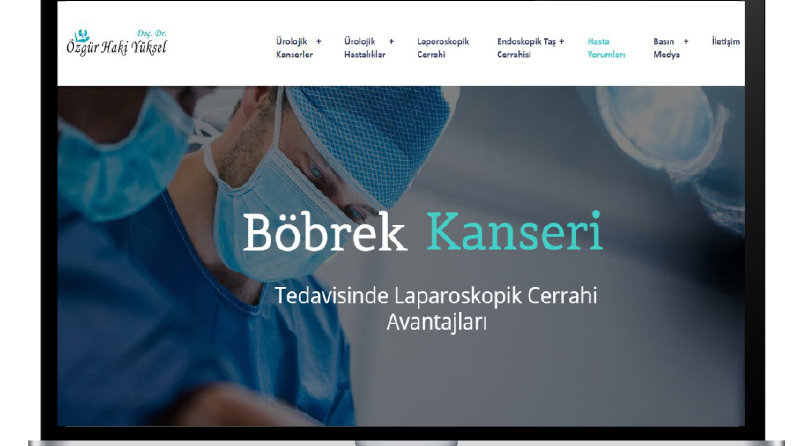 Üroloji Doktoru web sitesi