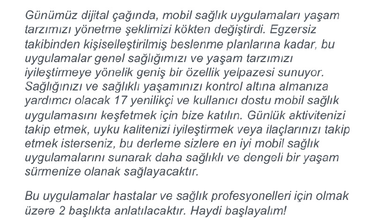 Her Sektör İçin Metin yazarlığı