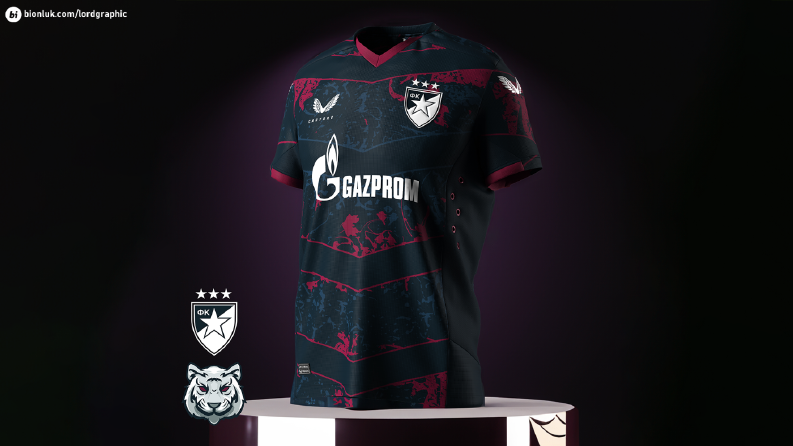 Kızılyıldız futbol takımı konsept forma tasarımı