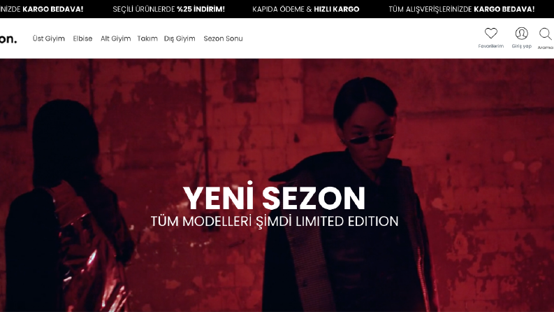 Giyim Site Tasarımı - Anahtar Teslim E-ticaret Sitesi