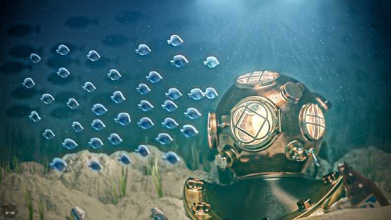 underwater