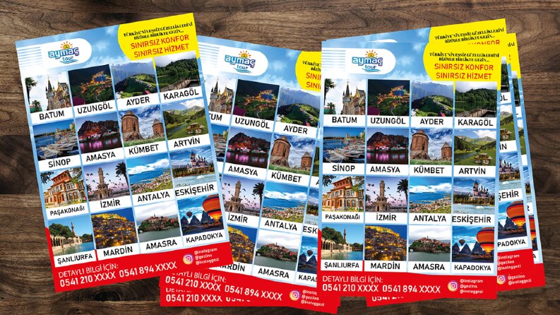 Broşür Örneğim - Aymaç Tour