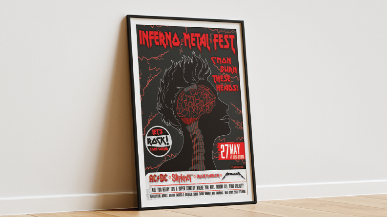 Inferno Metal Fest - Poster Tasarımı