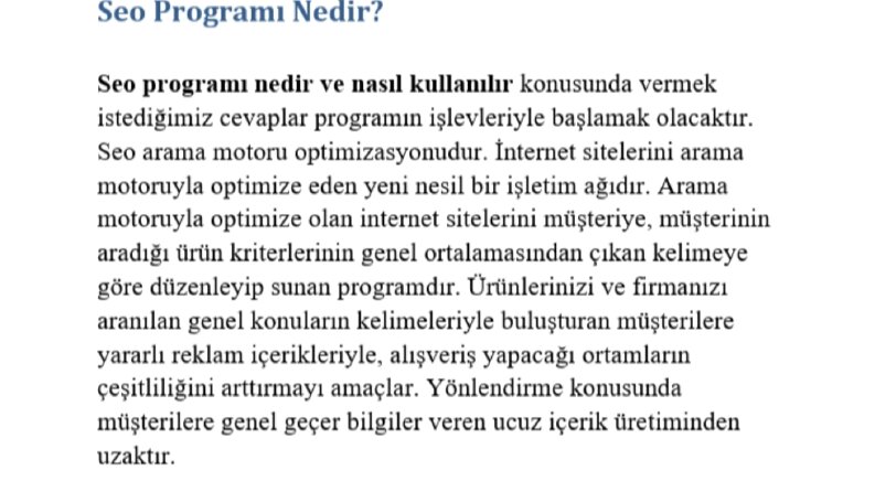 Seo Programı Nedir?