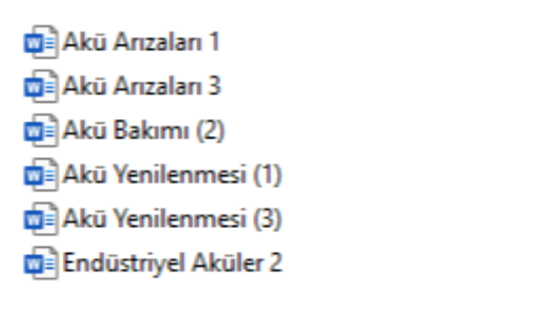 İş örneğim
