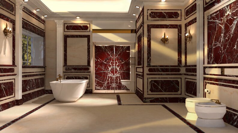 Mermer Banyo Tasarımları