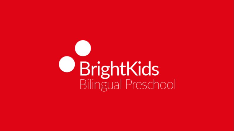 BrightKids Bilingual Preschool Logo Tasarımı