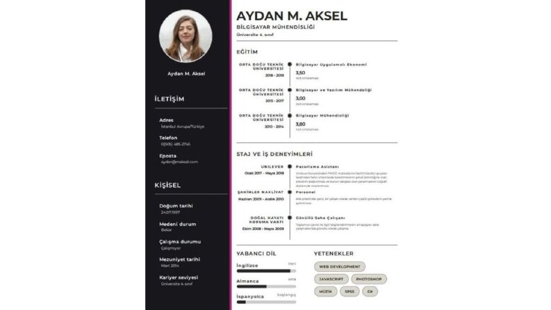 Cv Tasarımı