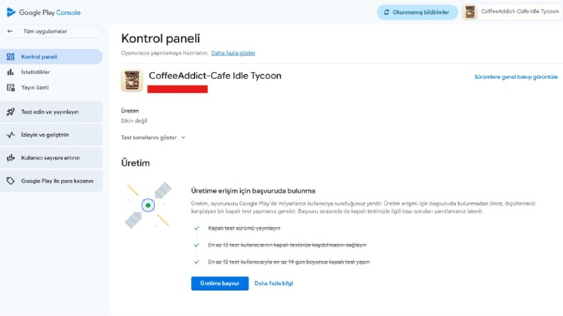 Test Sürecini Tamamladığım Uygulamalar