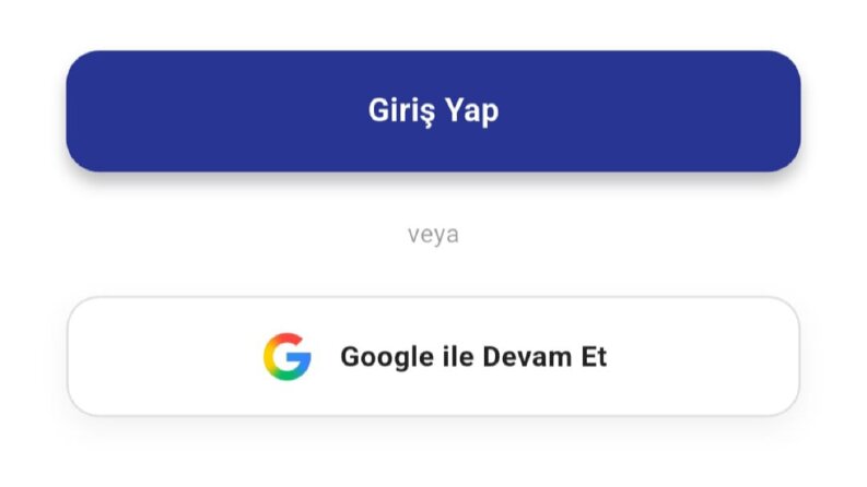 Flutter ile Geliştirilmiş Modern Mobil Giriş Sayfası