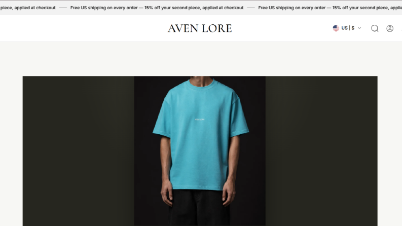 Avenlore | Özel Tasarımlı Shopify Mağazası