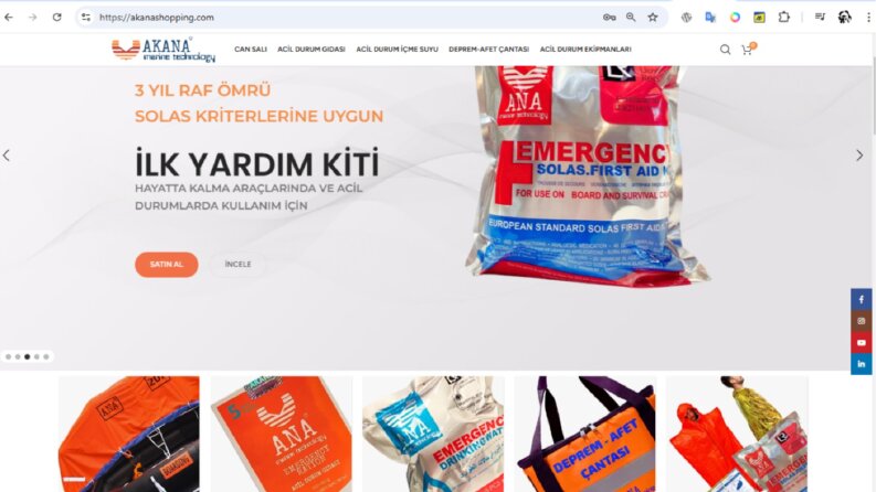 Web Sitesi - AKANASHOPPING