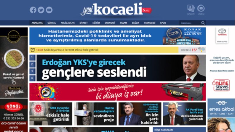 Yeni Kocaeli Gazetesi - Haber Sitesi