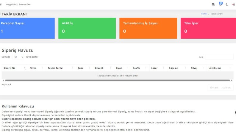 Lazer Firmasına Özel CRM