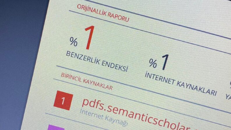 İntihal oranı hesaplama