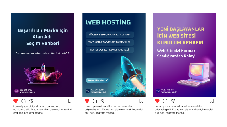 Sosyal medya tasarımları