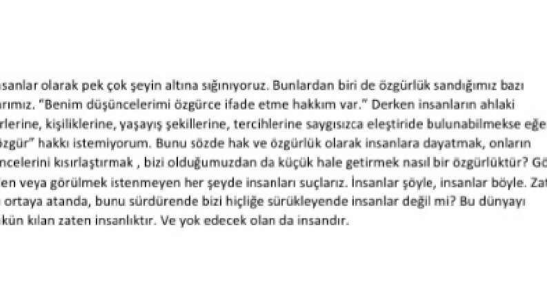 Eleştiri