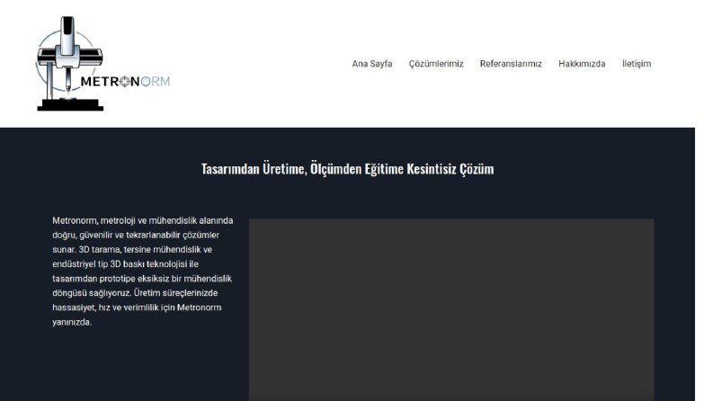 metronormlab - Kurumsal Web Site