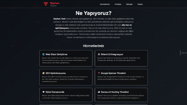 Kendi Web Sitem