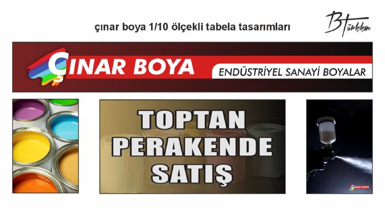 Çınar Boya - Tabela Tasarımı
