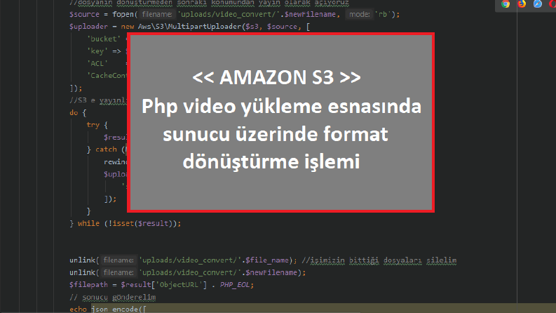 Amazon S3 Video Entegrasyonu
