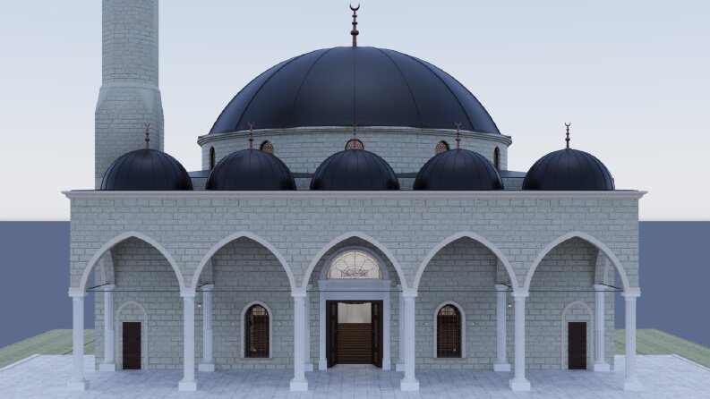 Cami tasarımı ve görselleştirmesi